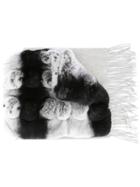 N.peal - Variated Rabbit Fur Scarf - Women - Rabbit Fur/cashmere - One Size, Women's, Grey, Rabbit Fur/cashmere