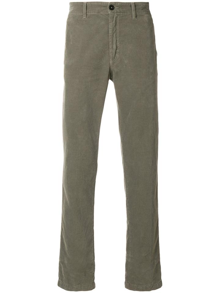 Massimo Alba Straight Leg Winch Trousers - Grey