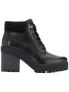 Hogan H475 Heeled Ankle Boots - Black