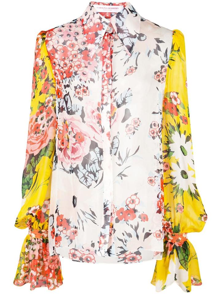 Carolina Herrera Floral Print Shirt - Multicolour