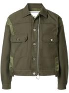 Wooyoungmi Button Bomber Style Jacket - Green