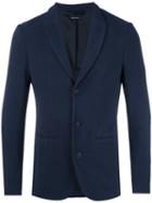 Giorgio Armani Slim-fit Blazer, Men's, Size: 48, Blue, Polyester/triacetate/spandex/elastane