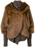 Liska Sable And Cashmere Jacket - Brown
