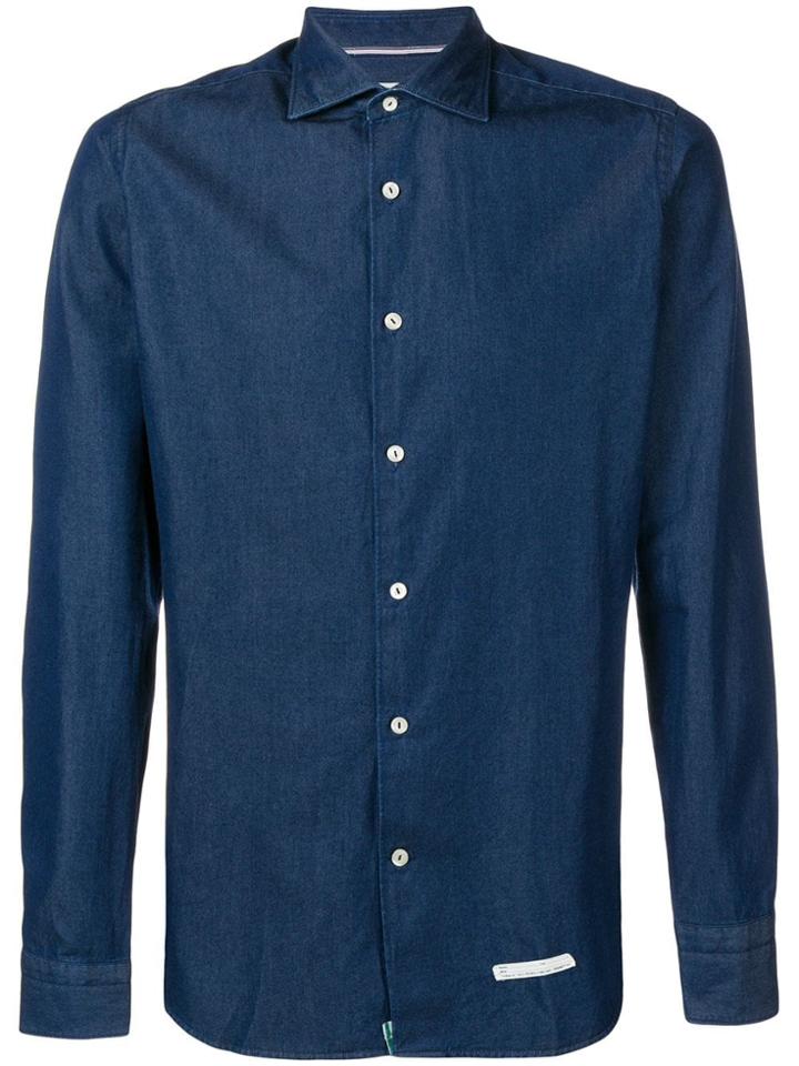 Tintoria Mattei Plain Shirt - Blue