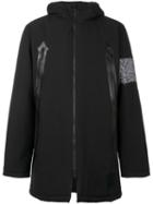 Puma Hooded Coat, Men's, Size: Small, Black, Nylon/spandex/elastane/polyester