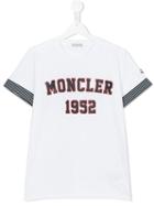 Moncler Kids - Logo Print T-shirt - Kids - Cotton - 14 Yrs, Boy's, White