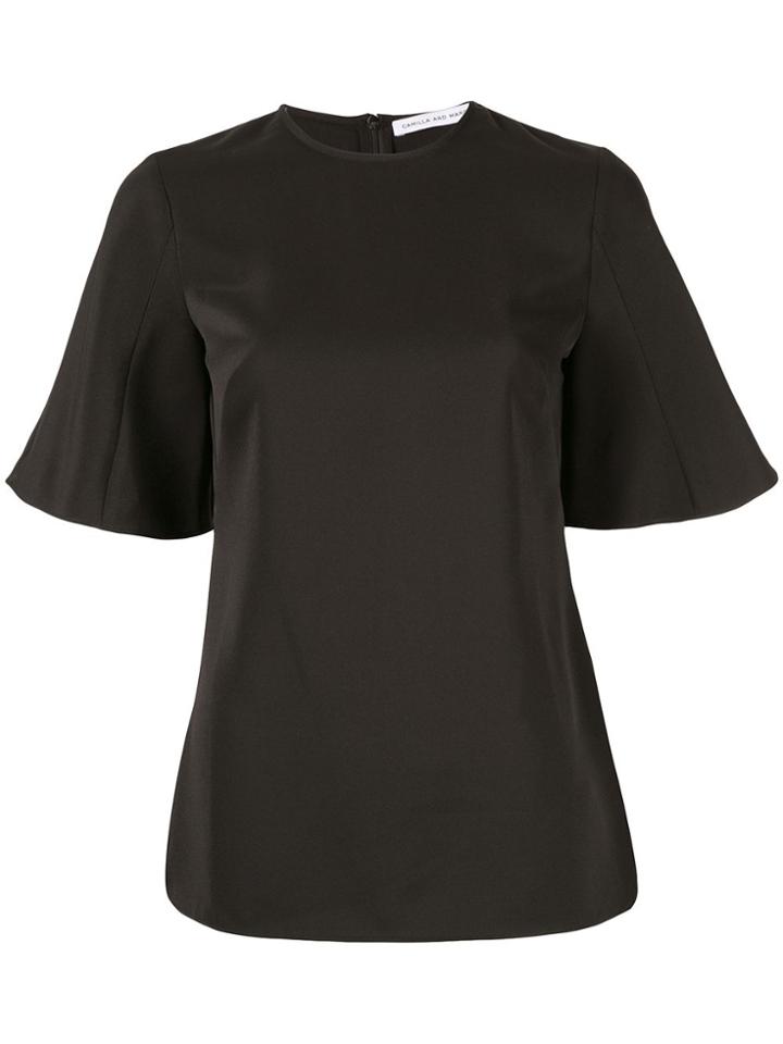 Camilla And Marc Cannes Shortsleeved Blouse - Black