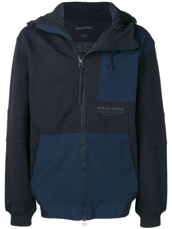Maharishi Panelled Sweatshirt - Blue