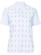 Jimi Roos Flamingo Print Shirt - White