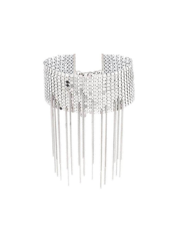 Mm6 Maison Margiela Chains Choker, Women's, Metallic