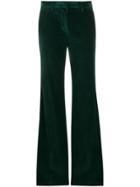 Etro Flared Corduroy Trousers - Green