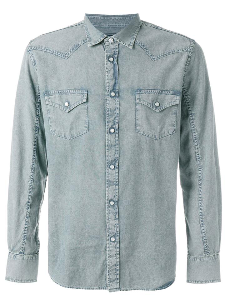 Jacob Cohen Western Denim Shirt - Blue