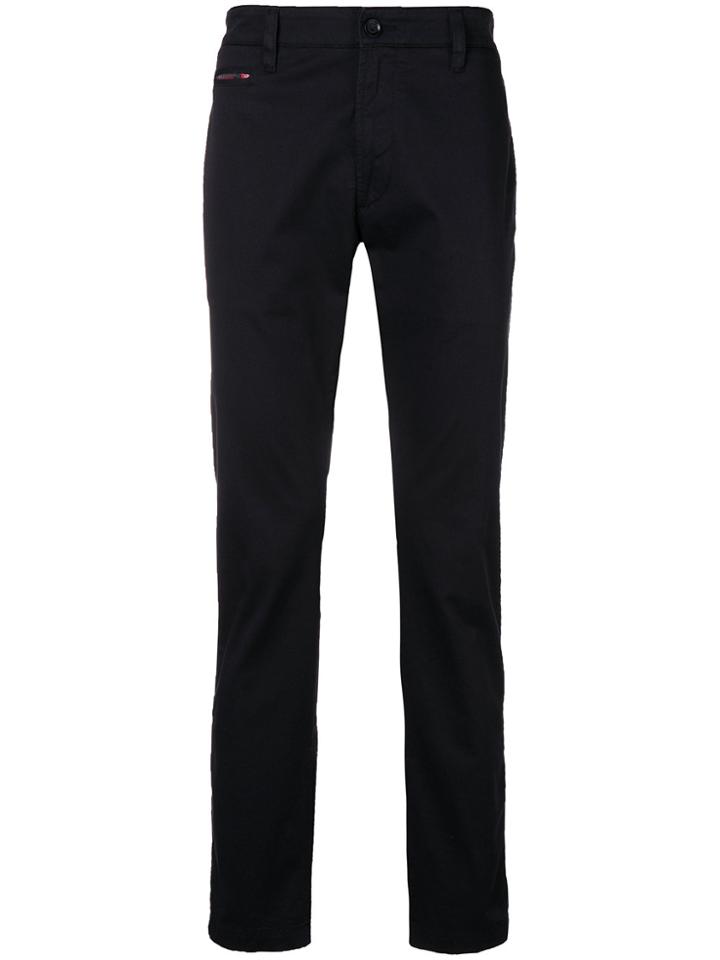 Diesel Regular Slim-fit Trousers - Black