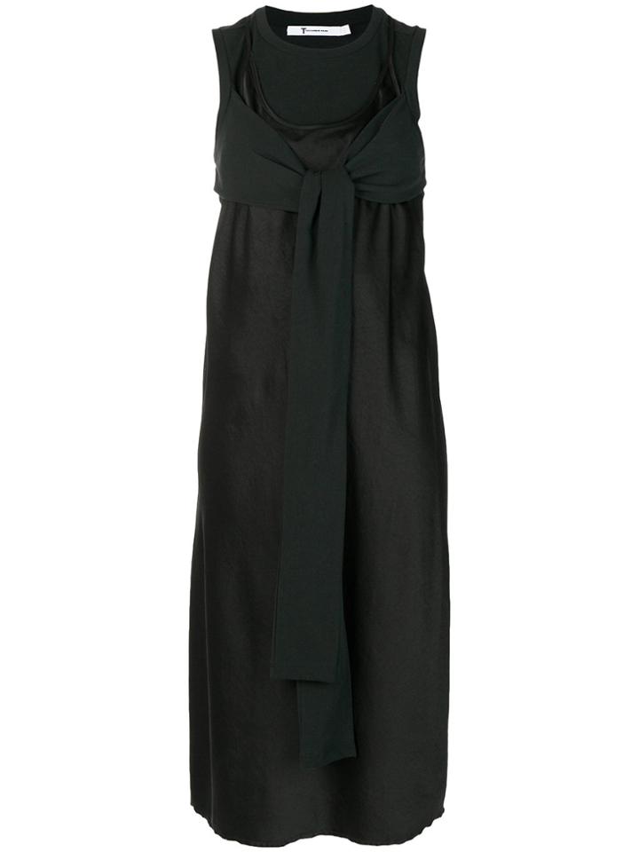 Alexander Wang Fold Front Dress - Black