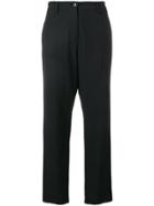 Love Moschino High-wwaisted Tailored Trousers - Black