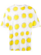 Christopher Kane Oversize All Over Printed Sun T-shirt - White