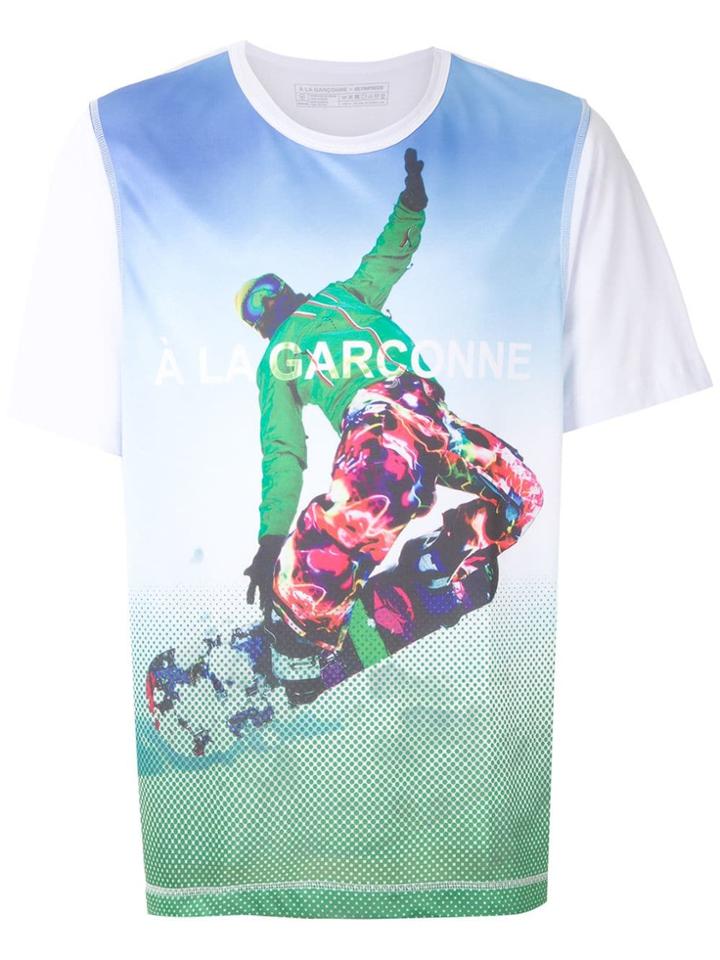 À La Garçonne Garçonne + Olympikus Snowboard T-shirt - White