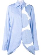 Stella Mccartney Manuela Multi-print Shirt, Women's, Size: 38, Blue, Cotton