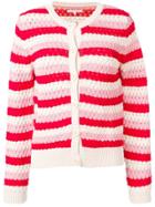 Chinti & Parker Crochet-knitted Cardigan - Red