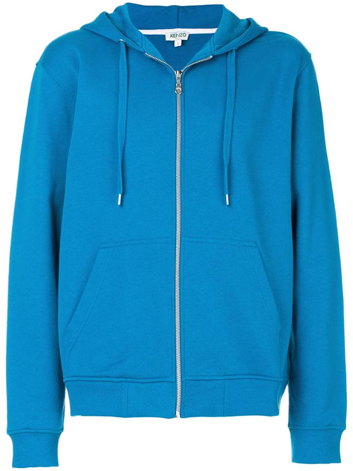 Kenzo Zipped Hoodie - Blue