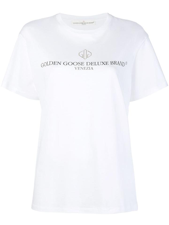 Golden Goose Logo Patch T-shirt - White