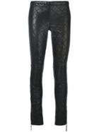 P.a.r.o.s.h. Quilted Biker Trousers - Black