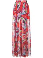 Delpozo Print Flared Trousers