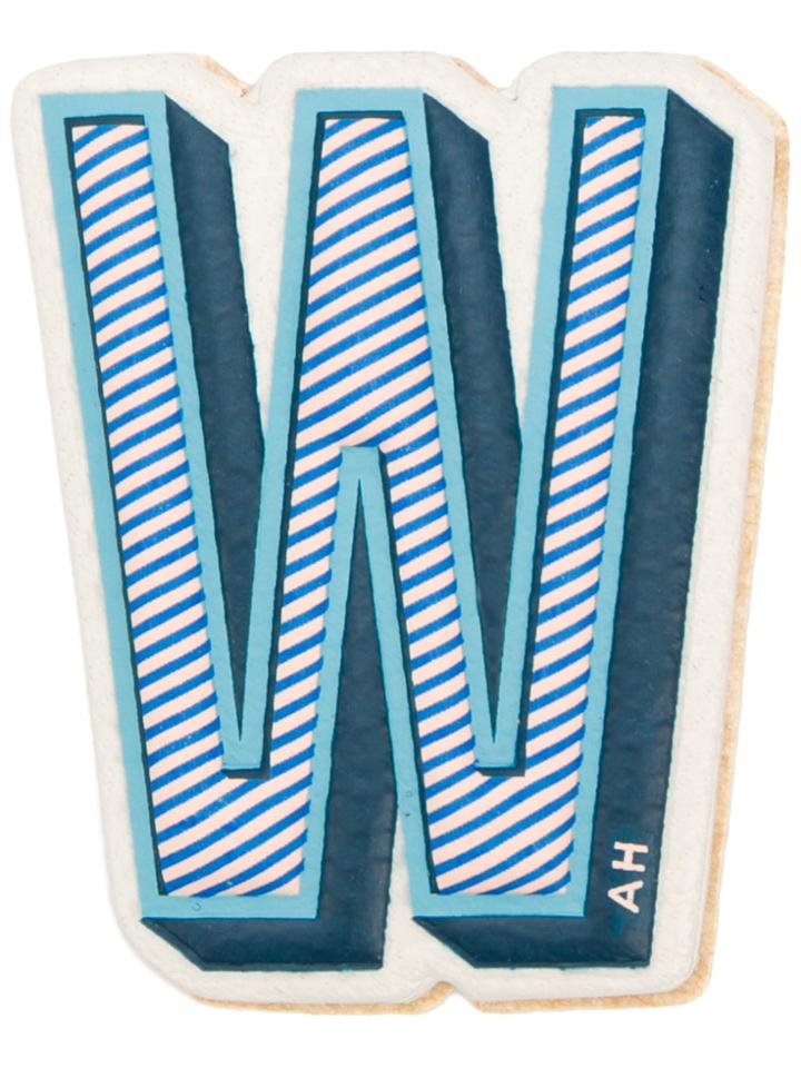 Anya Hindmarch W Sticker - Blue