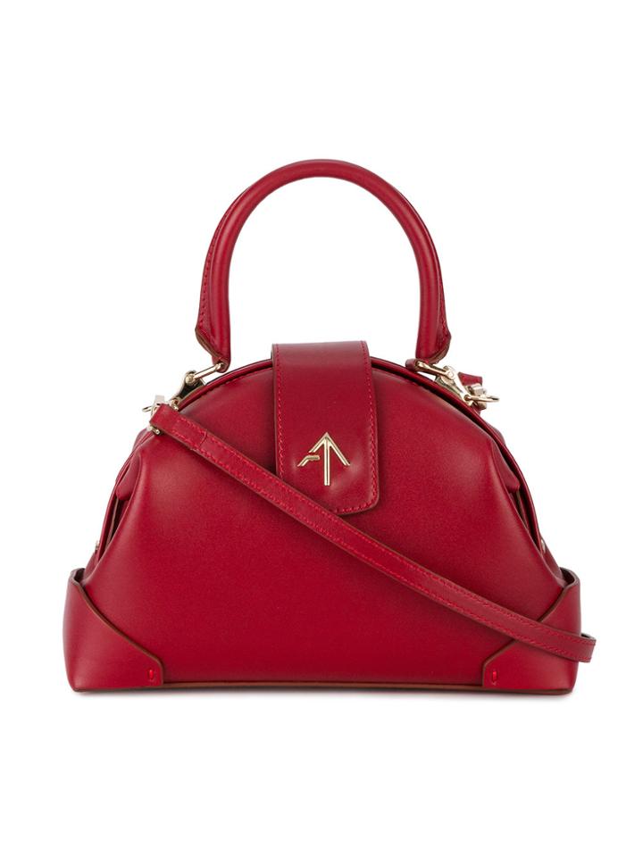 Manu Atelier Demi Shoulder Bag - Red