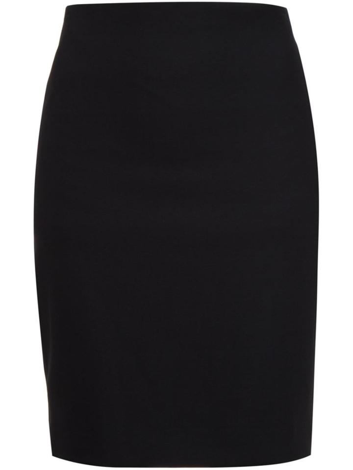 Nicole Miller Short Straight Skirt, Women's, Size: 2, Black, Polyester/viscose/cotton/spandex/elastane