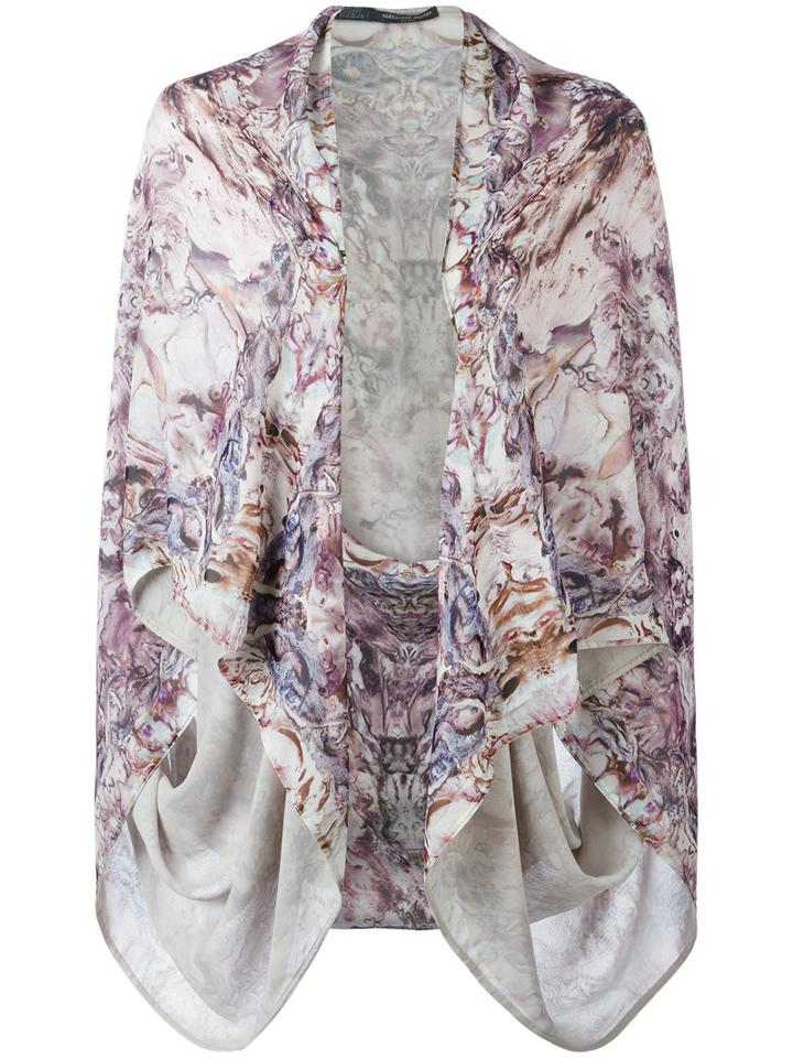 Alexander Mcqueen Printed Kimono, Women's, Silk