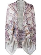 Alexander Mcqueen Printed Kimono, Women's, Silk