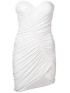 Alexandre Vauthier Strapless Fitted Dress - White