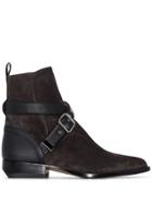 Chloé Rylee Buckle-strap Ankle Boots - Black