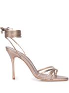 Manolo Blahnik Leva 105 Sandals - Neutrals