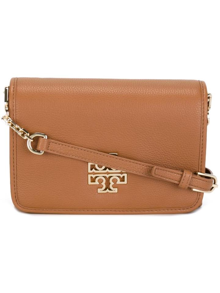Tory Burch Britten Combo Crossbody Bag, Women's, Brown, Leather
