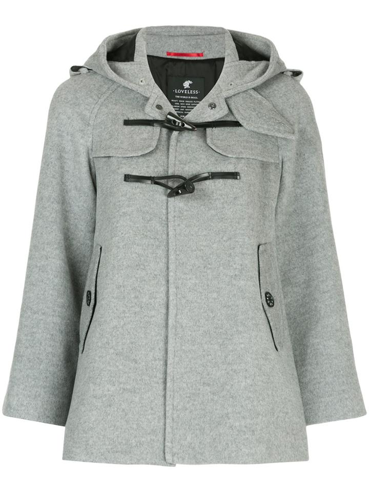 Loveless Short Duffle Jacket - Grey