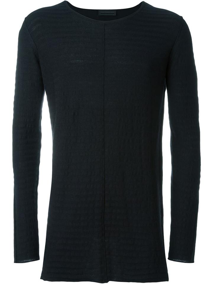 Diesel Black Gold Woven Stripe Sweater