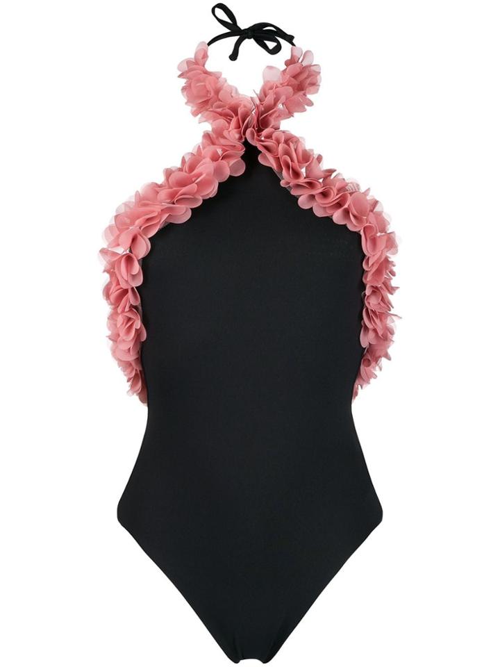 La Reveche Embellished One-piece - Black