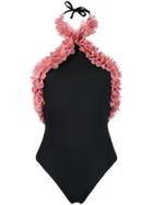 La Reveche Embellished One-piece - Black