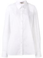 Nina Ricci Oversized Logo Shirt - White