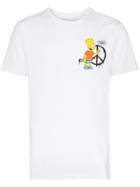 Off-white Bart Simpson Print Cotton T-shirt
