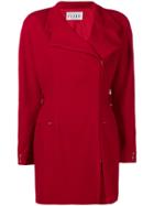 Gianfranco Ferre Vintage Off-center Zipped Jacket - Red