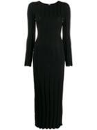 Toteme Fitted Maxi Dress - Black
