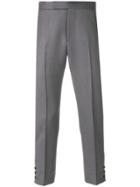 Thom Browne Cavalry Twill Pintuck Slim Fit Trouser - Grey