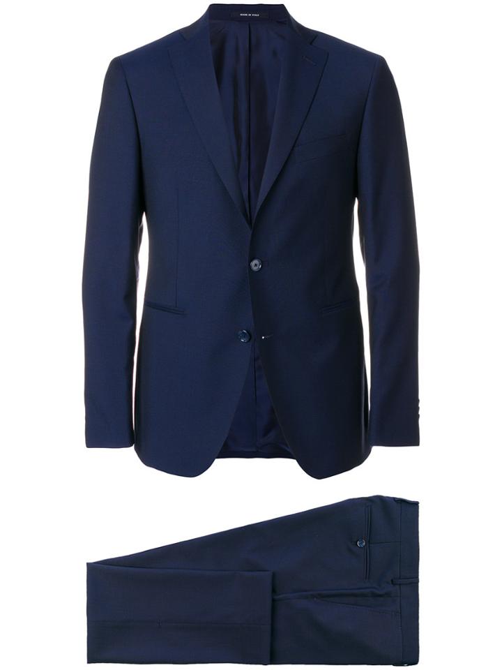 Tagliatore Slim-fit Two Piece Suit - Blue