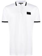 Roberto Cavalli Heraldic Logo Polo Shirt - White