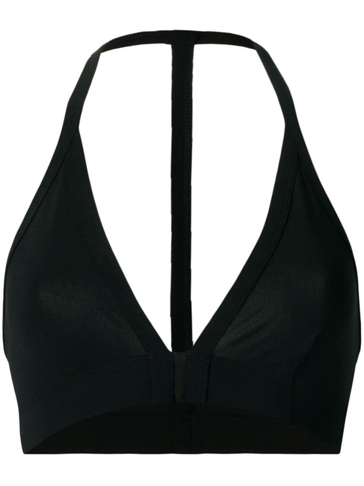 Rick Owens V-neck Bra Top - Black
