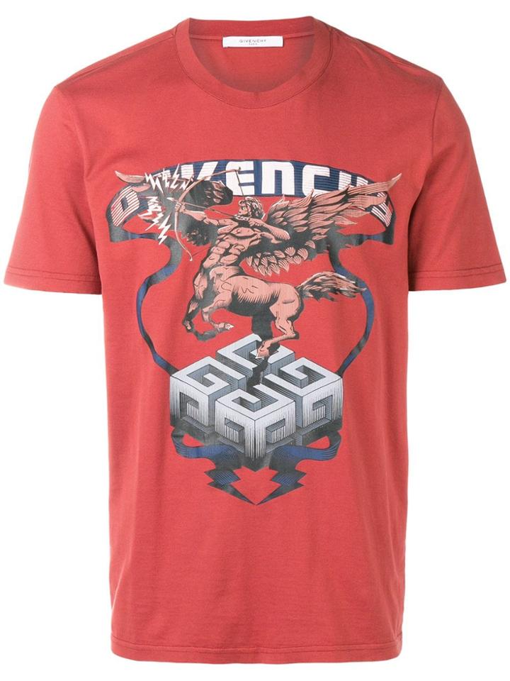 Givenchy Centaur Print T-shirt - Red