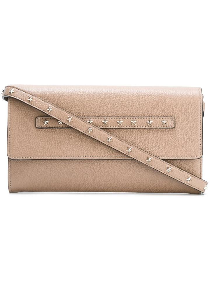 Red Valentino Star Stud Shoulder Bag, Women's, Nude/neutrals